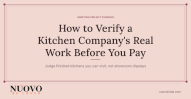 How to Verify a Kitchen or Wardrobe Company's Real Work Before You Pay an Advance