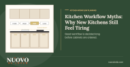 Kitchen Workflow Myths: Why a New Kitchen Can Still Feel Tiring to Cook In